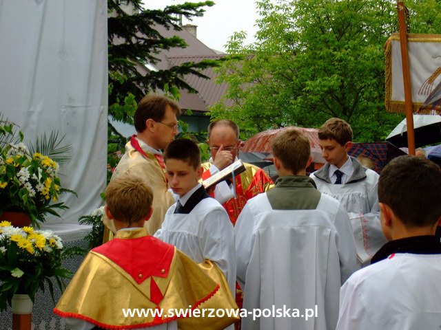 Procesja Bożego Ciała Zręcin - Świerzowa Polska