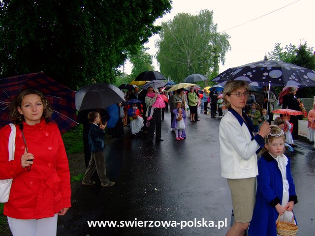 Procesja Bożego Ciała Zręcin - Świerzowa Polska