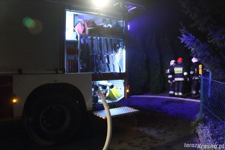 Krosno: Pożar domu na ul. Nad Lubatówką