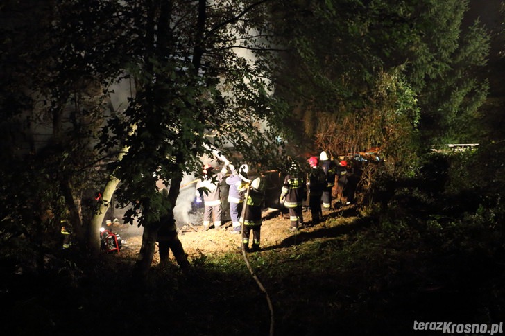 Krosno: Pożar domu na ul. Nad Lubatówką