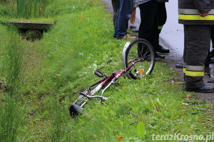 Bóbrka: Potrącenie rowerzystki