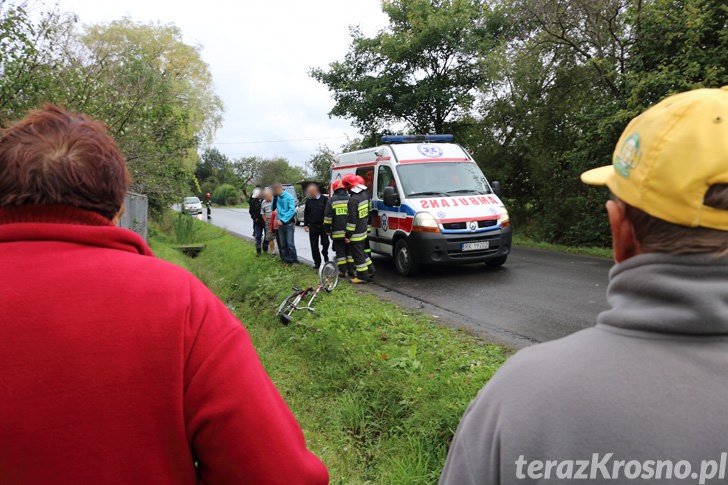 Bóbrka: Potrącenie rowerzystki