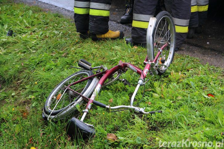 Bóbrka: Potrącenie rowerzystki