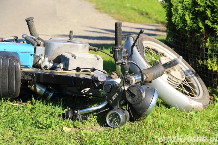 Równe: Zderzenie motocykla i samochodu