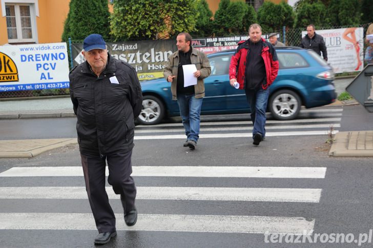 Blokada ronda w Miejscu Piastowym