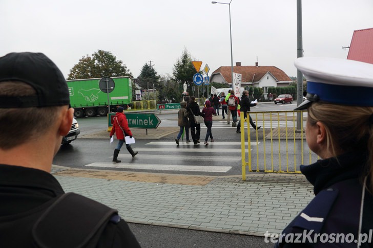 Blokada ronda w Miejscu Piastowym