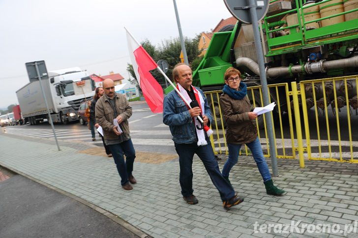 Blokada ronda w Miejscu Piastowym