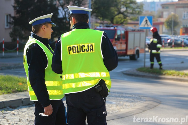 Zderzenie na rondzie