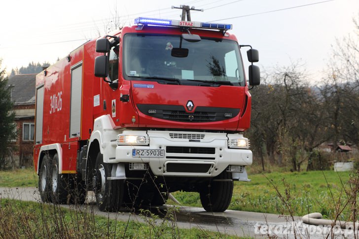 Pożar budynku gospodarczego w Teodorówce