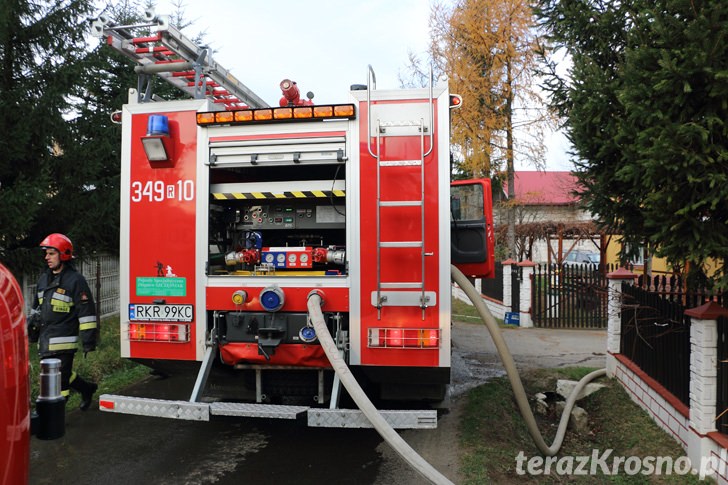 Pożar budynku gospodarczego w Teodorówce