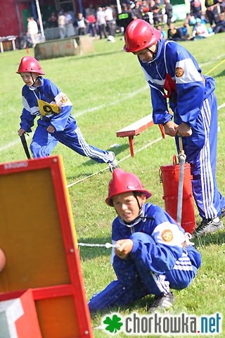 Zawody sportowo-pożarnicze w Świerzowej Polskiej