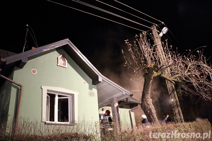 Pożar domu w Kopytowej