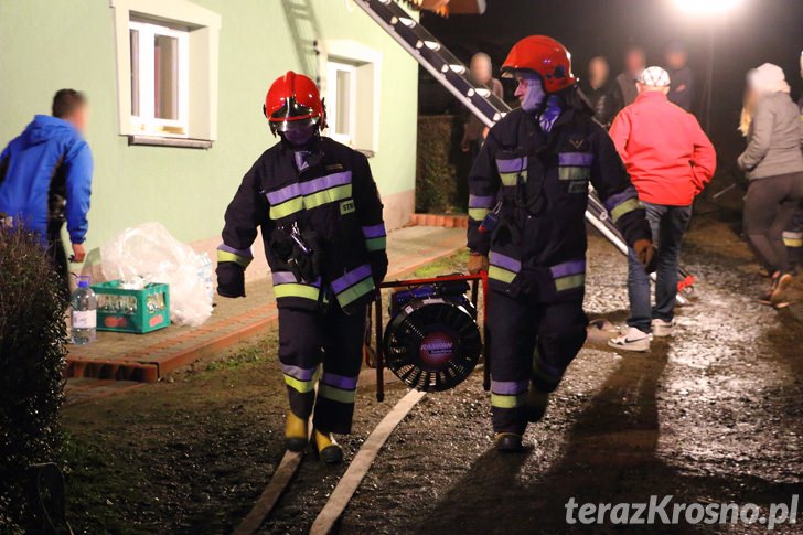 Pożar domu w Kopytowej