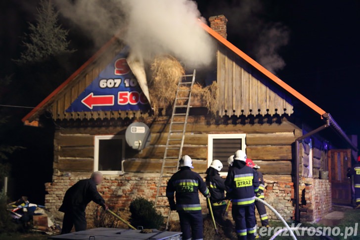 Pożar domu w Miejscu Piastowym