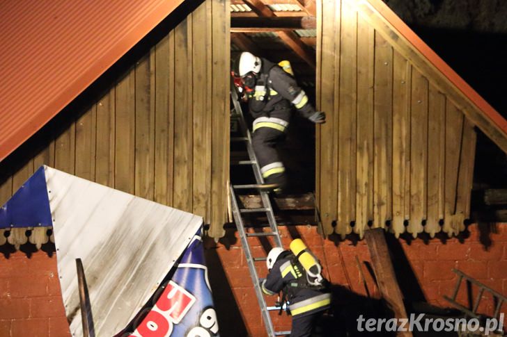 Pożar domu w Miejscu Piastowym