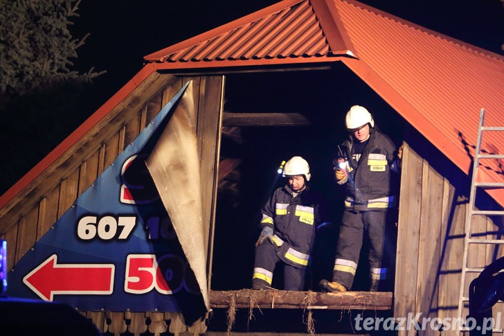 Pożar domu w Miejscu Piastowym