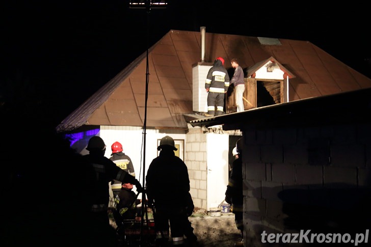 Pożar domu w Kopytowej