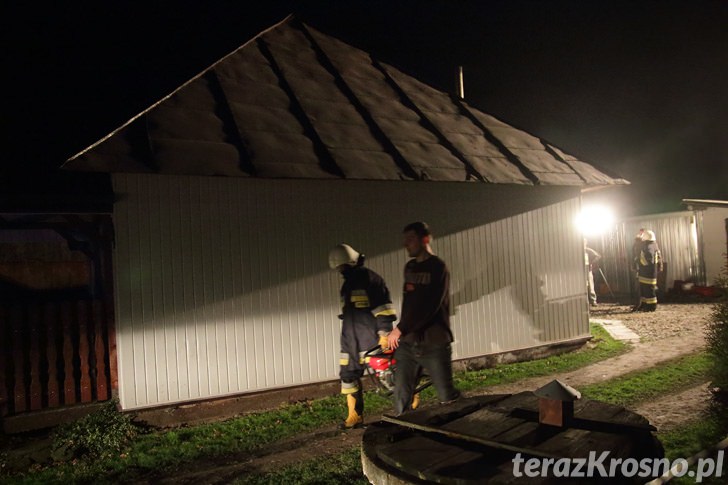 Pożar domu w Kopytowej