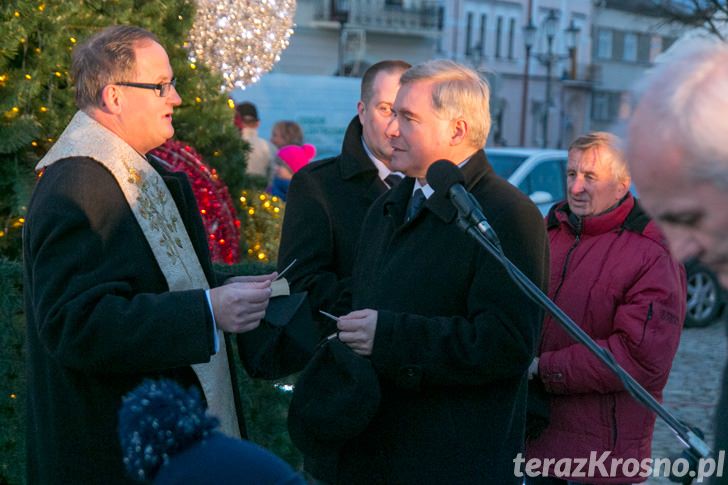 Krosno: Wigilia na Rynku