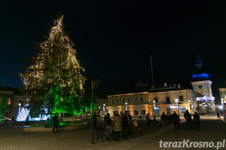 Krosno: Wigilia na Rynku