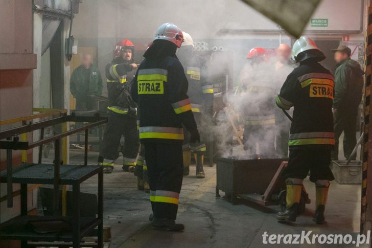 Pożar w zakładzie SIP Krosno