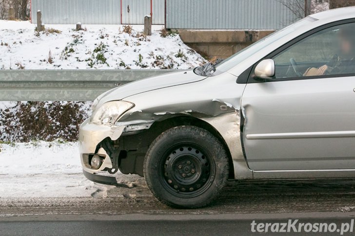 Kolizja na moście w Świerzowej Polskiej