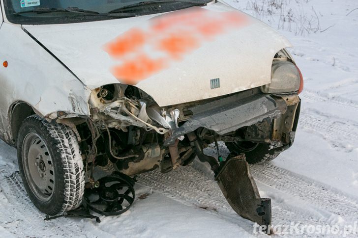 Kolizja na moście w Świerzowej Polskiej