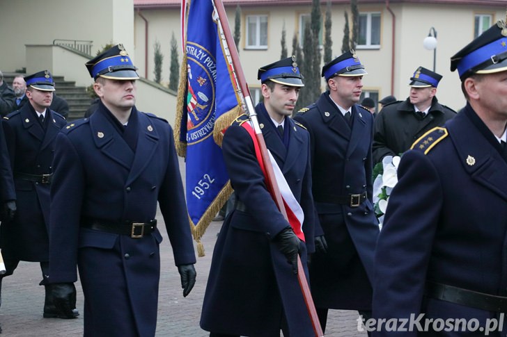 Pogrzeb pułkownika pożarnictwa Tadeusza Kubita