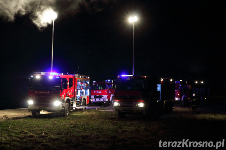 Pożar domu w Wietrznie