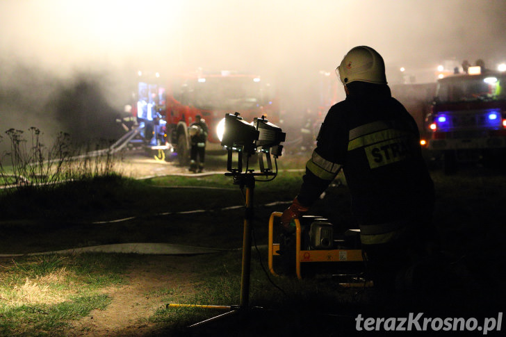 Pożar domu w Wietrznie