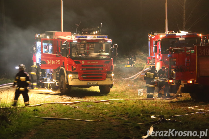 Pożar domu w Wietrznie