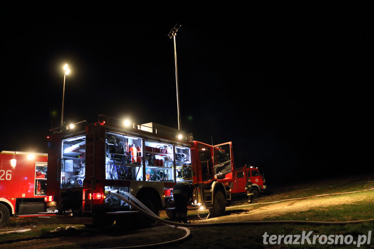 Pożar domu w Wietrznie