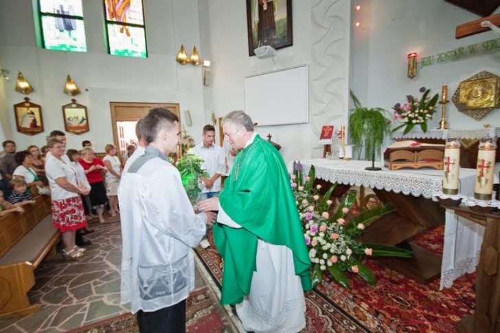 Pożegnanie proboszcza w Szczepańcowej