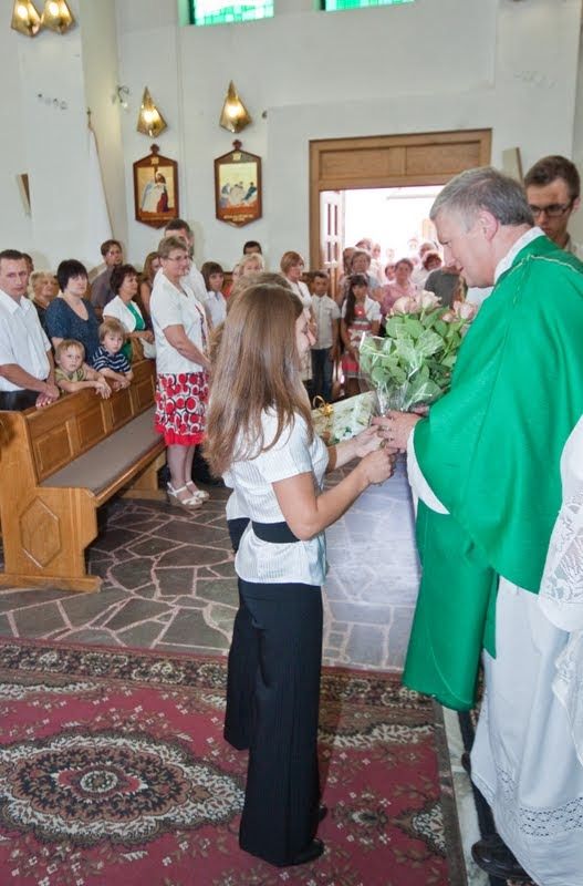 Pożegnanie proboszcza w Szczepańcowej