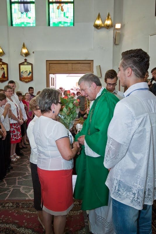 Pożegnanie proboszcza w Szczepańcowej