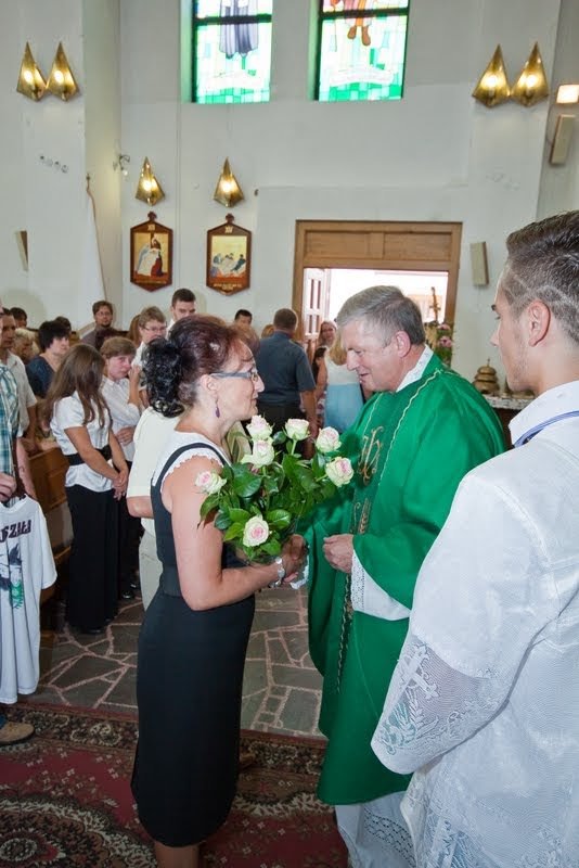 Pożegnanie proboszcza w Szczepańcowej