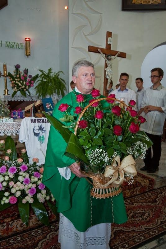 Pożegnanie proboszcza w Szczepańcowej