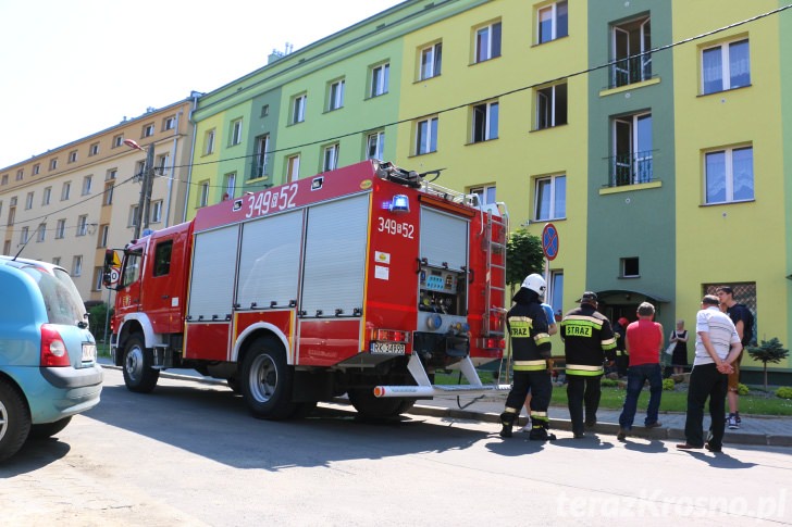 Pożary na ul. Kolejowej w Krośnie