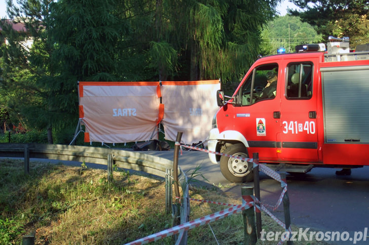 Śmiertelny wypadek w Łączkach Jagiellońskich