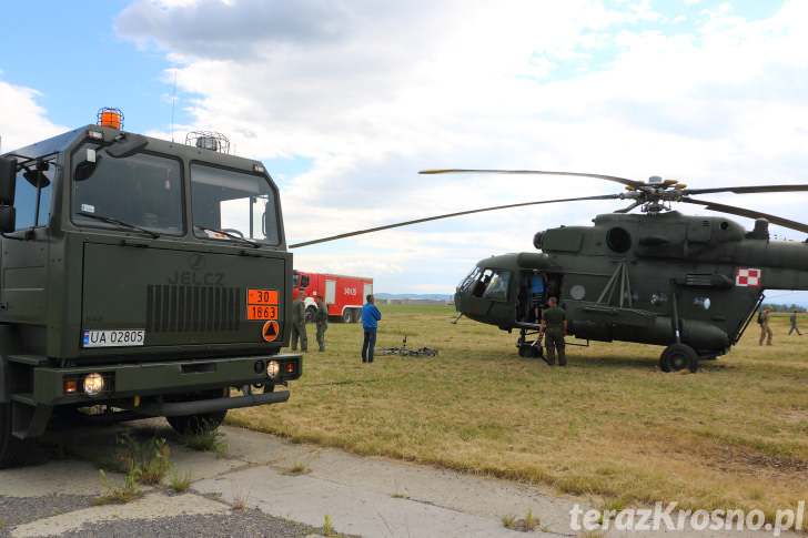 Mi-17 na krośnieńskim lotnisku