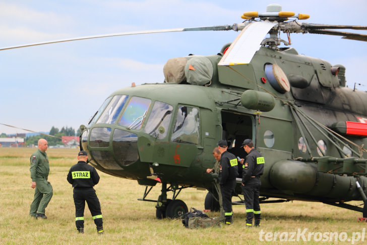 Mi-17 na krośnieńskim lotnisku