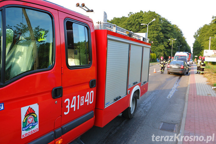 Jedlicze: Najechanie na tył