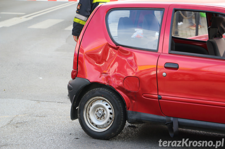 Wypadek w Krośnie. Kursantka w szpitalu