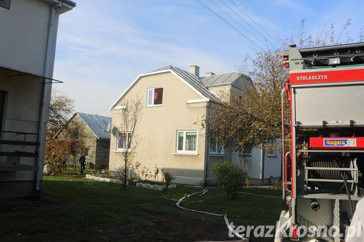 Pożar domu w Świerzowej Polskiej