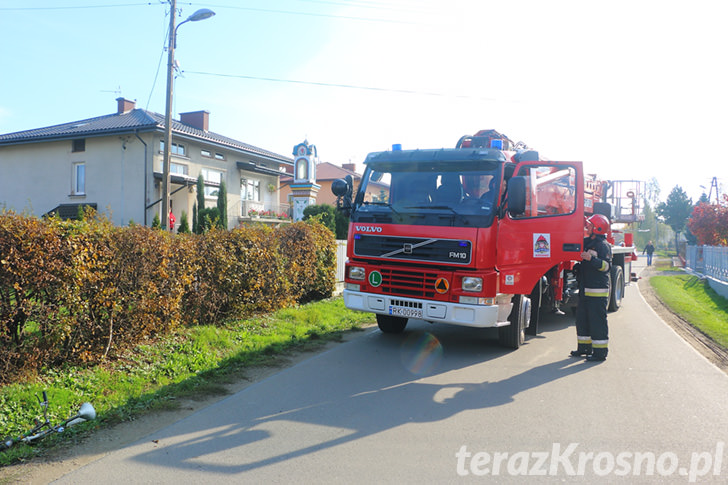 Pożar domu w Świerzowej Polskiej