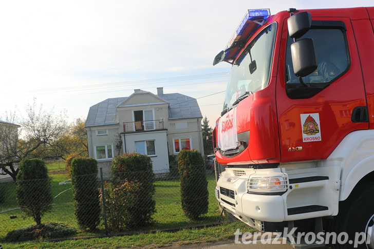 Pożar domu w Świerzowej Polskiej