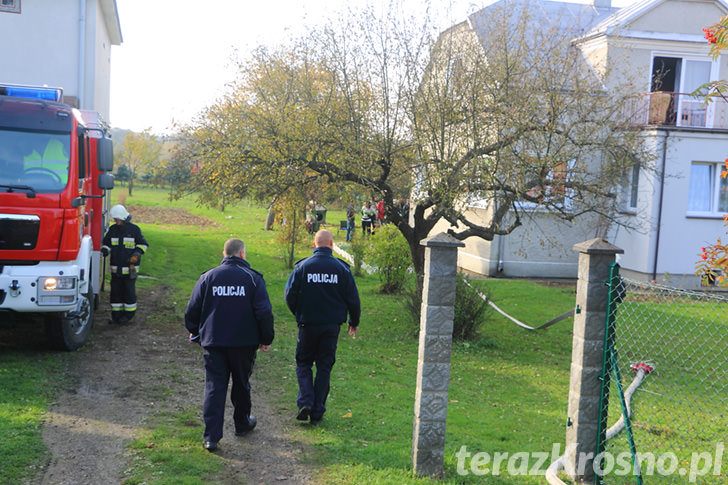 Pożar domu w Świerzowej Polskiej