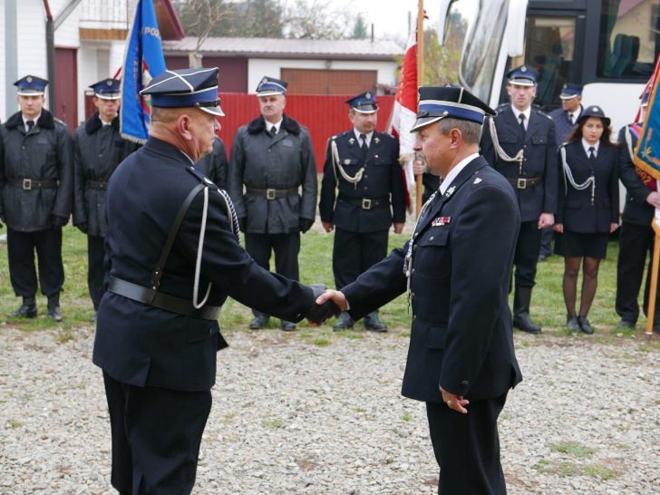 80-lecie OSP Niżna Łąka, przekazanie samochodu