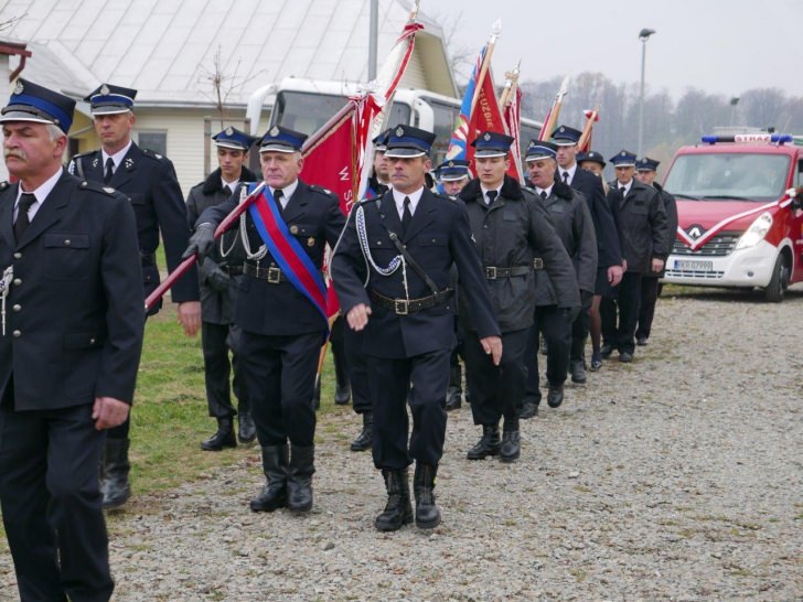 80-lecie OSP Niżna Łąka, przekazanie samochodu