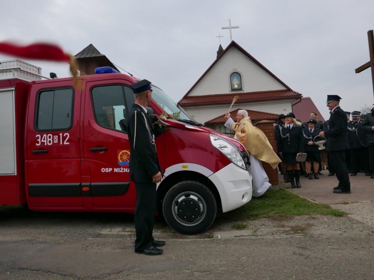 80-lecie OSP Niżna Łąka, przekazanie samochodu